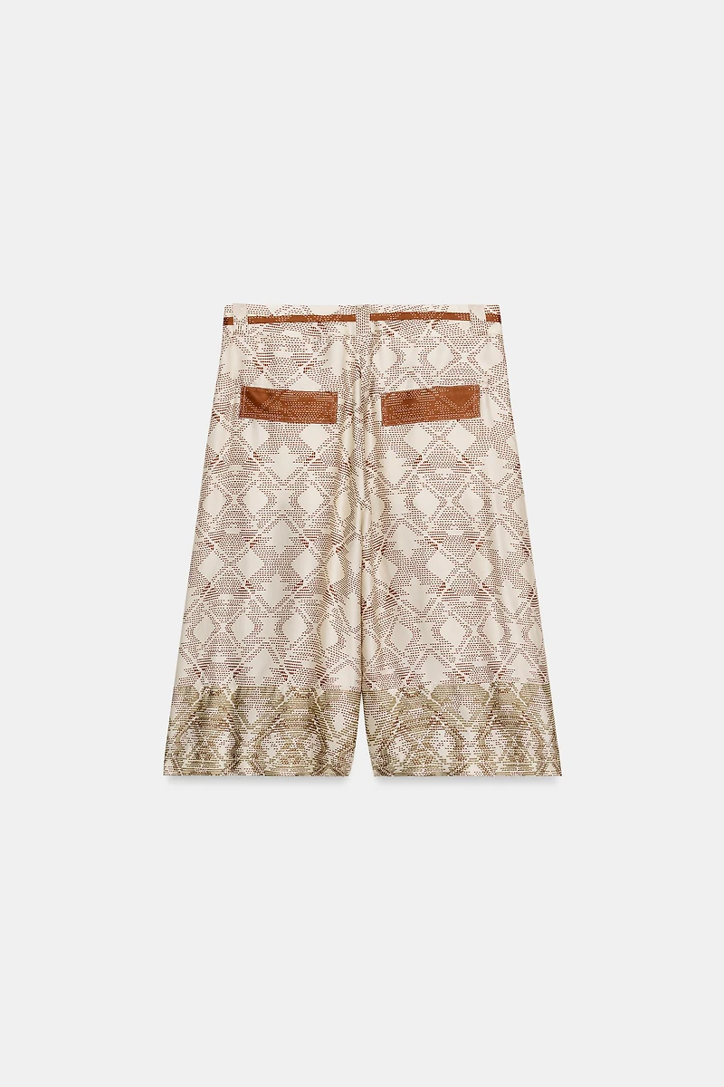 PRINTED FLOWY SHORTS ZW COLLECTION