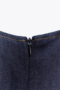 ZW COLLECTION DENIM LONG DRESS