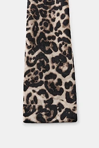 ANIMAL PRINT VELVET SCARF