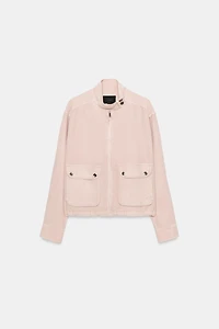 WASHED EFFECT POCKET JACKET