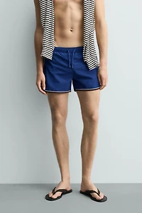 CONTRAST SHORT SWIMSUIT