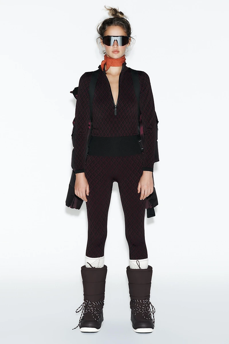 JACQUARD SKI COLLECTION LEGGINGS