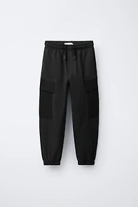 COMBINATION PLUSH JOGGER PANTS