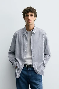CHEMISE COUPE REGULAR À RAYURES