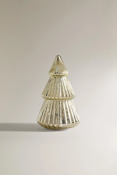 SMALL CHRISTMAS TREE ORNAMENT WITH LIGHT AND MOVEMENT
