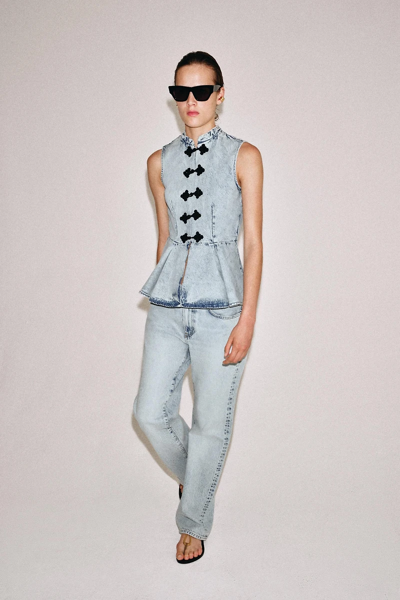 ZW COLLECTION RELAXED LOW-RISE JEANS