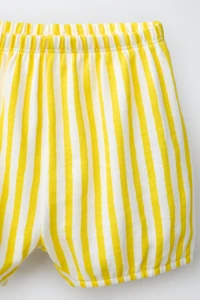 STRIPED T-SHIRT AND BLOOMER SET