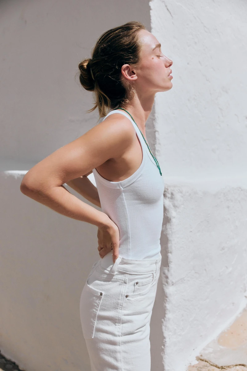 RIBBED TANK TOP