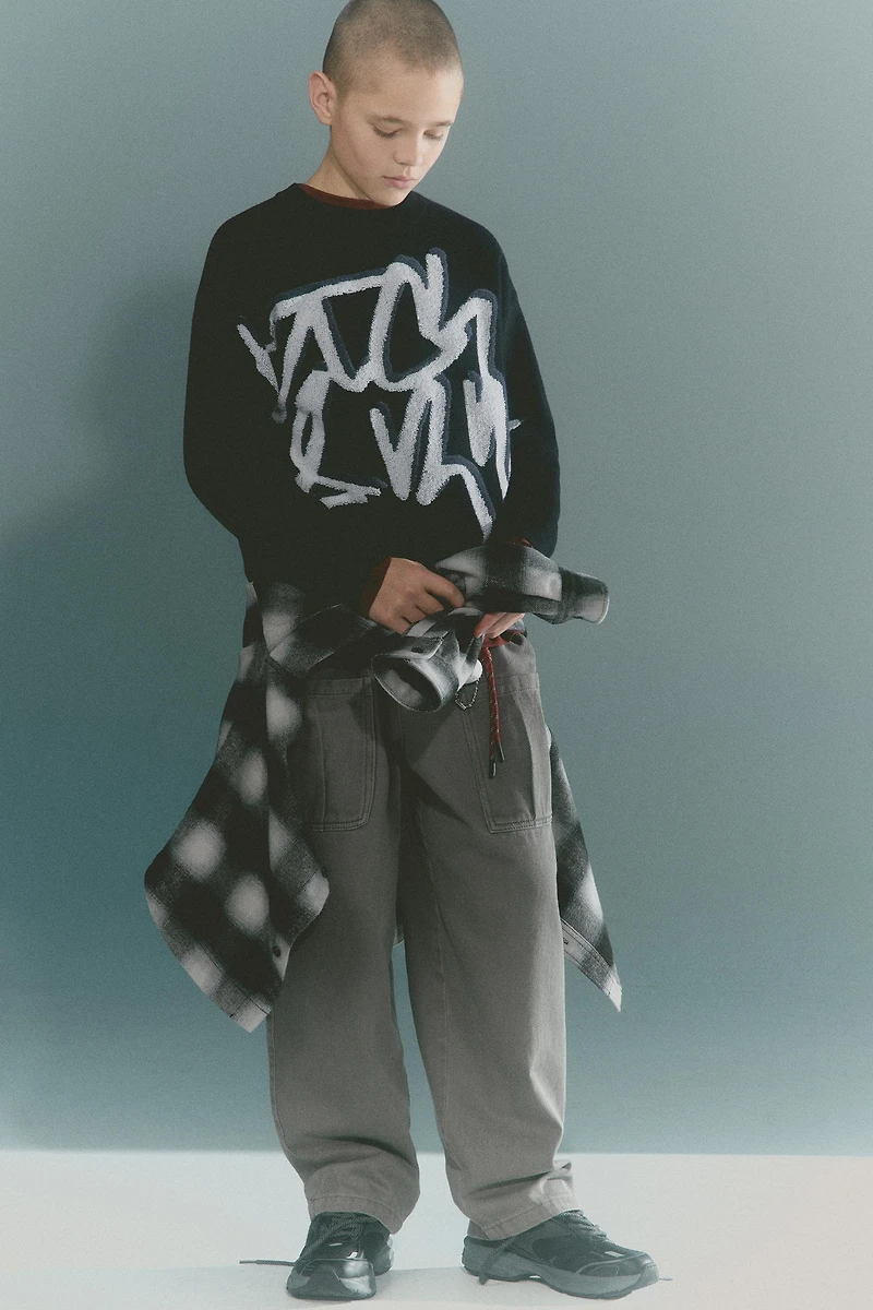 GRAFFITI KNIT JUMPER