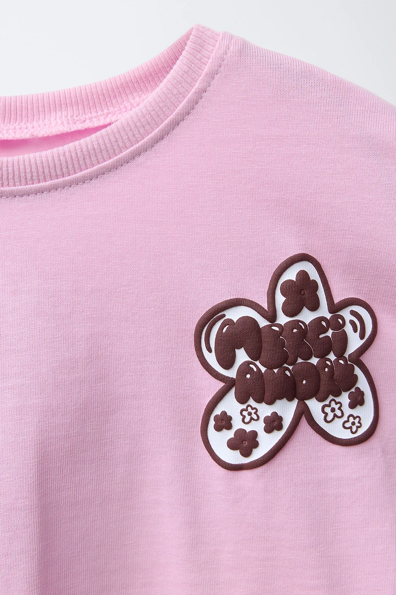 RAISED PRINT T-SHIRT