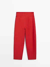 Pantalon volume en lin