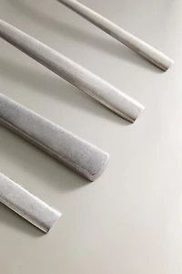 4-PIECE VINTAGE STEEL FLATWARE SET