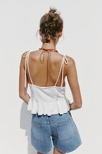 Z1975 BELTED DENIM SHORTS