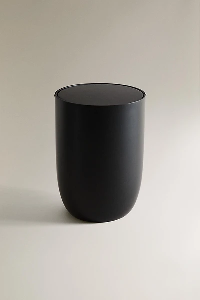 POUBELLE RÉSINE NOIRE