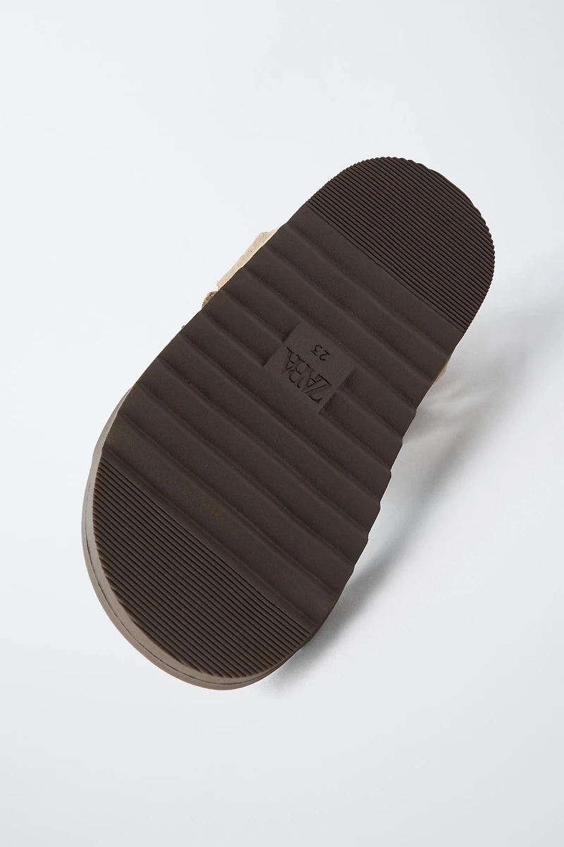 LEATHER TECHNICAL SANDALS