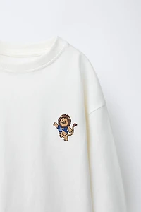 T-SHIRT BRODÉ LION