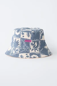 CHAPEAU BOB RÉVERSIBLE LOGO