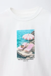 T-SHIRT IMPRIMÉ PHOTOGRAPHIQUE