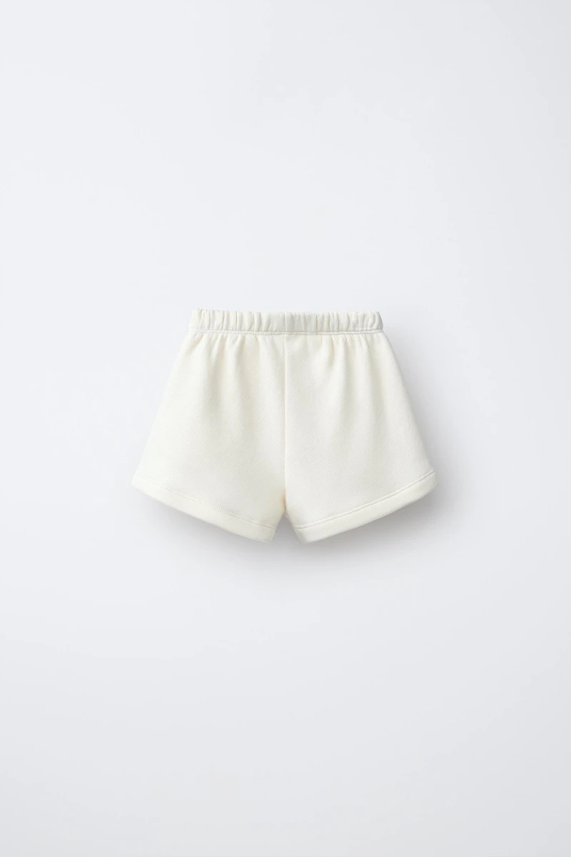 SWEATSHIRT AND BERMUDA SET WITH TEXT