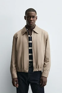 REGULAR FIT COTTON JACKET