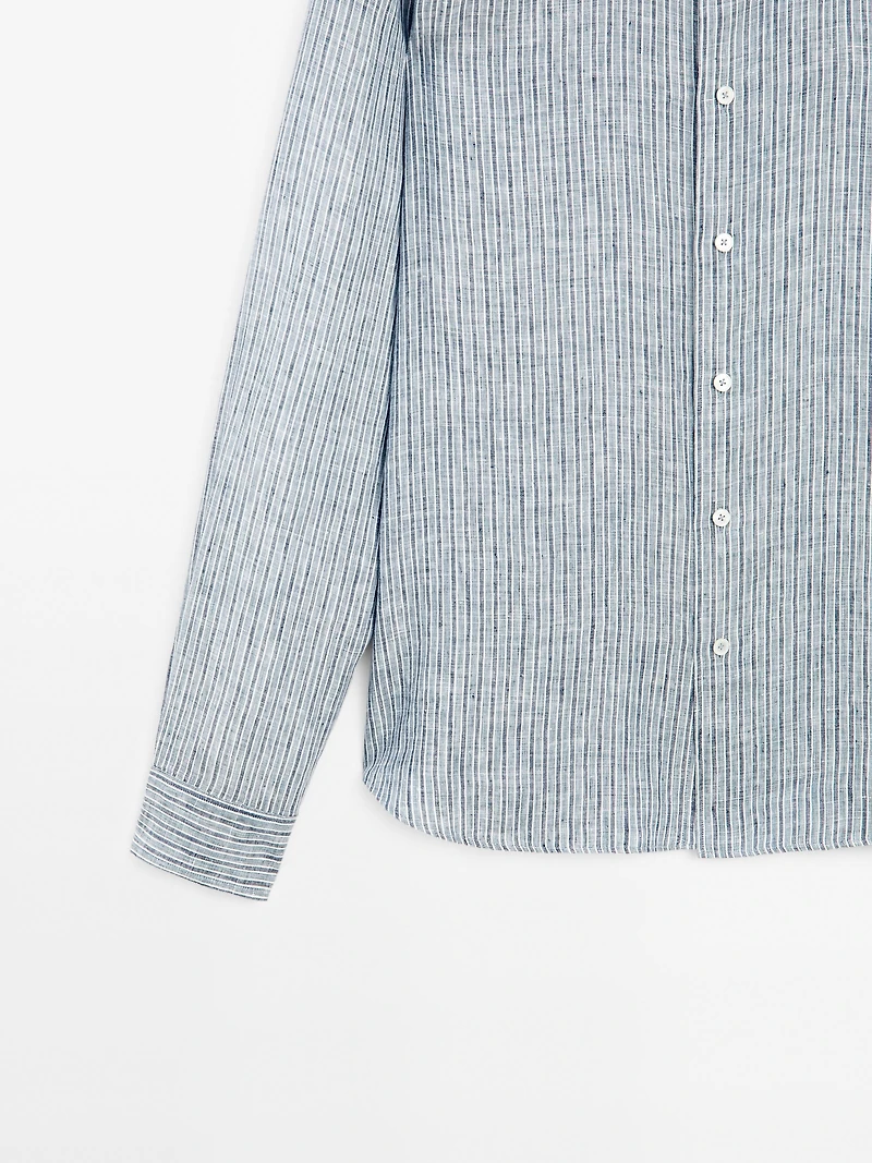 Regular fit striped shirt
