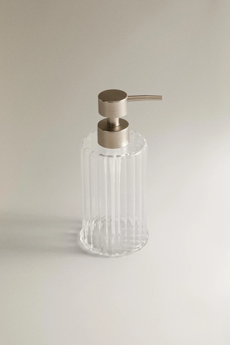 BOROSILICATE GLASS SOAP DISPENSER