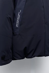 COLOR BLOCK PUFFER JACKET