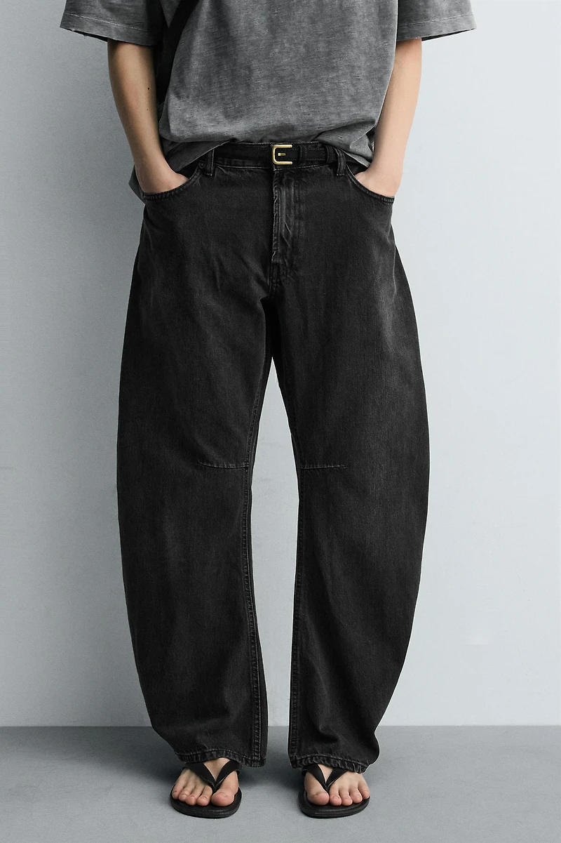RELAXED BARREL FIT JEANS