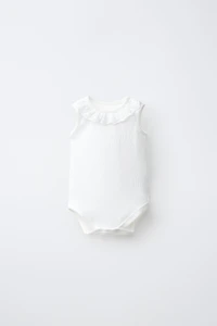 FIVE-PACK SWISS EMBROIDERED SLEEVELESS BODYSUITS