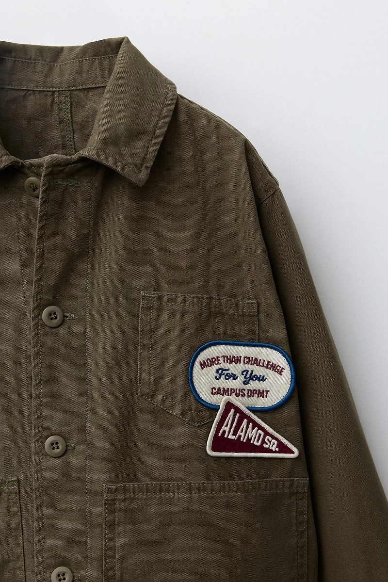 PATCH OVERSHIRT