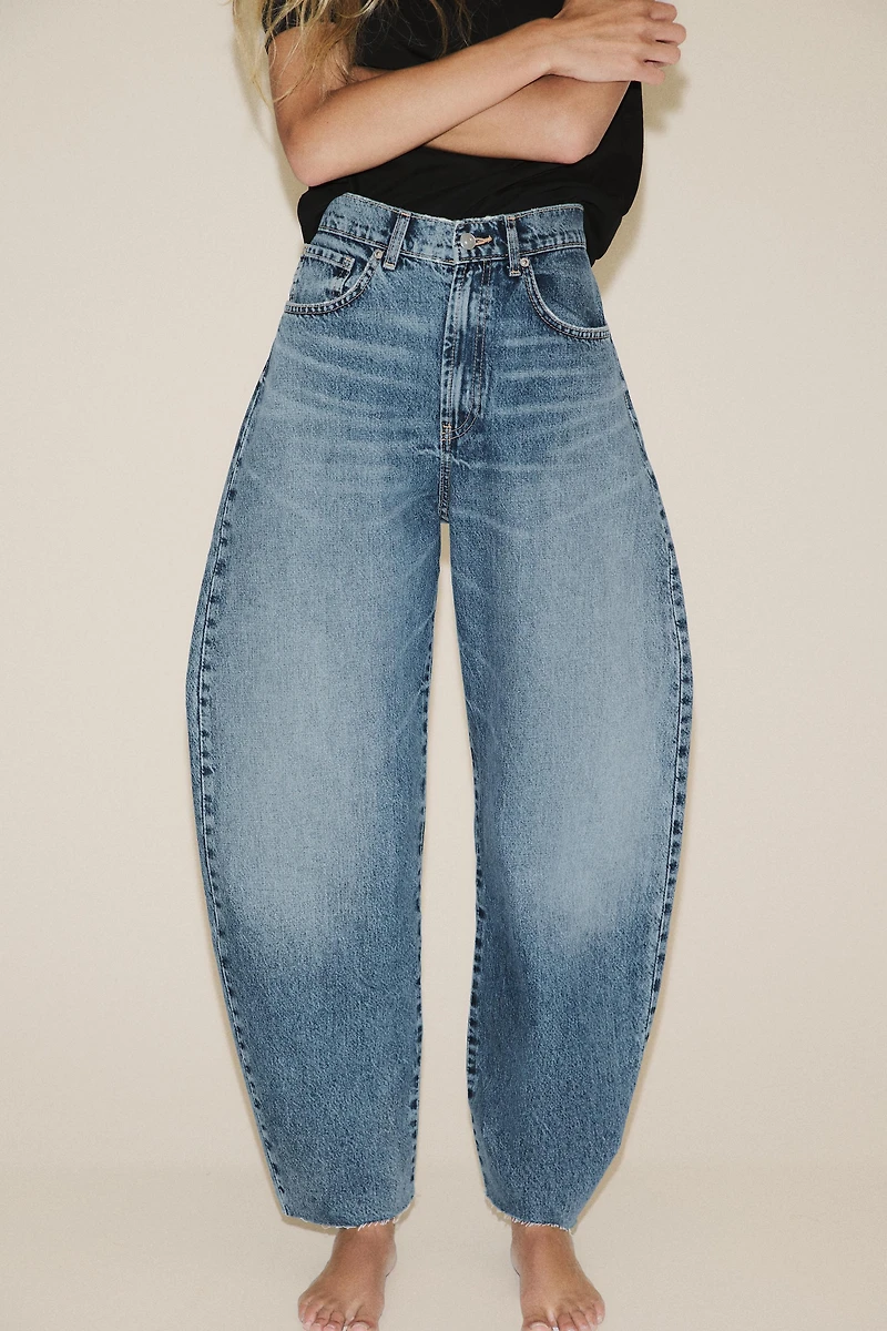 JEAN BARREL TRF TAILLE HAUTE