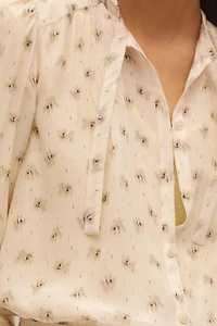 BLOUSE IMPRIMÉE À NŒUDS ÉDITION LIMITÉE