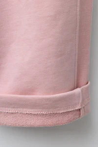 PANTALON EN MOLLETON WIDE LEG OURSON