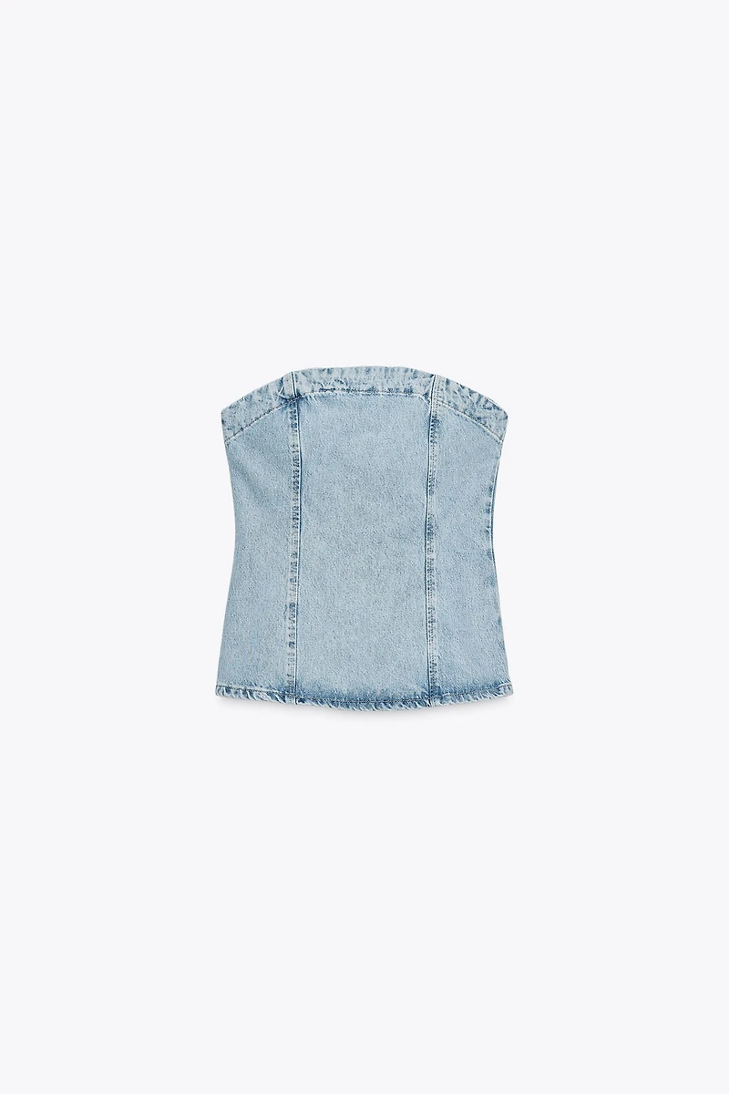 Z1975 DENIM TUBE TOP