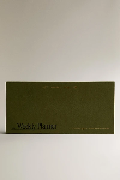 PLANIFICATEUR HEBDOMADAIRE BORDS DORÉS