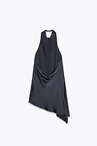 ZW COLLECTION SATIN HALTER TOP