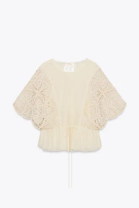 EMBROIDERED TOP