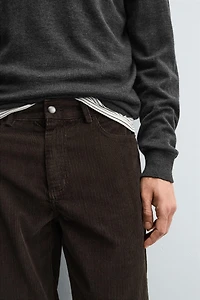 REGULAR FIT CORDUROY PANTS
