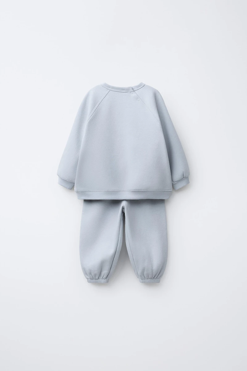 ENSEMBLE SWEAT-SHIRT ET PANTALON DE JOGGING BASIQUE