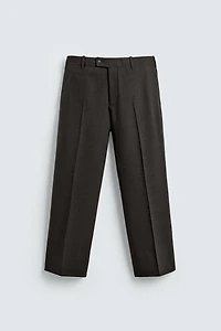 PANTALON REGULAR FIT EN FLANELLE