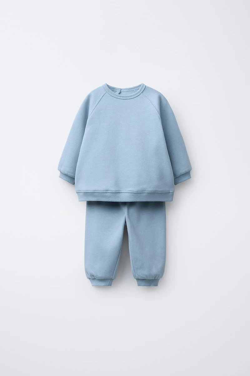 ENSEMBLE SWEAT ET PANTALON JOGGER BASIQUE