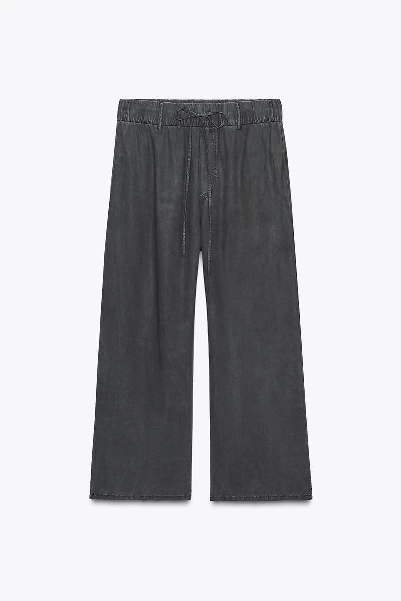 FLOWY CROP PANTS