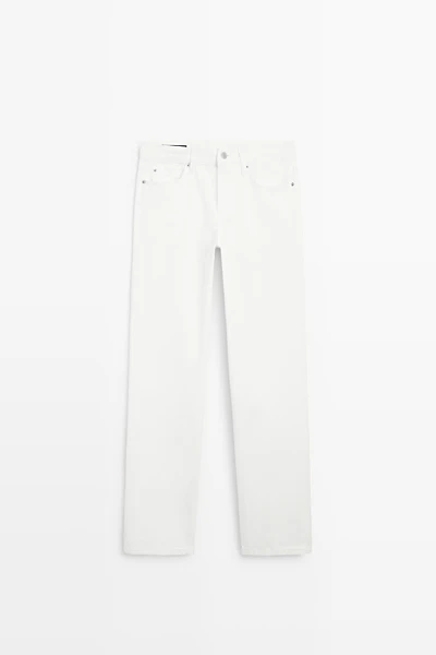 Jean straight taille basse