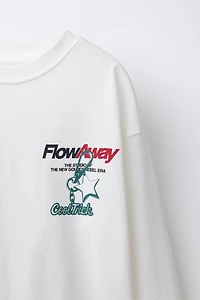 T-SHIRT À IMPRIMÉ PORTE-CLÉS