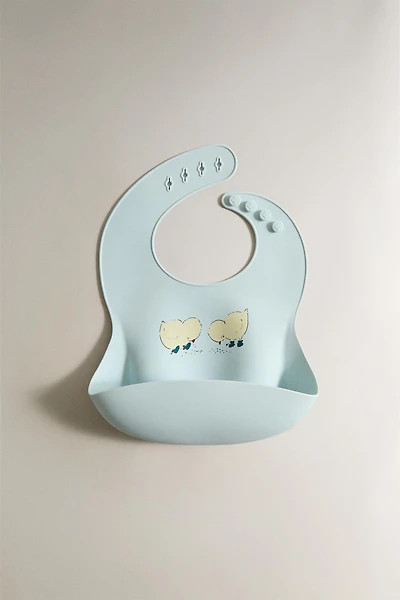 KIDS' SILICONE CHICK BIB