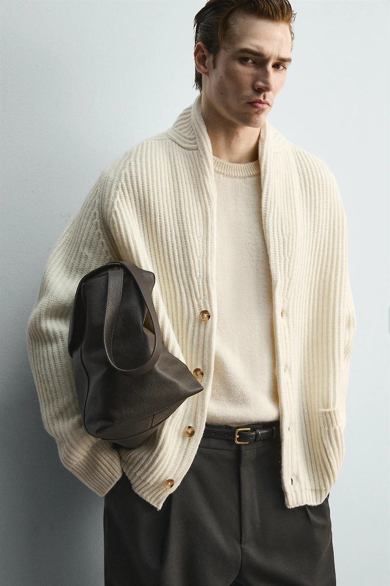 TEXTURED CARDIGAN LIMITED EDITION