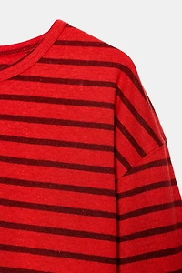 LONG SLEEVE STRIPED T-SHIRT
