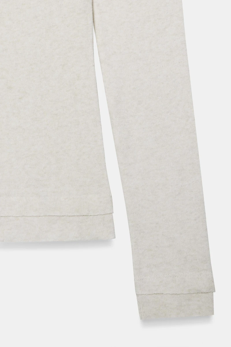 RIBBED BOATNECK T-SHIRT