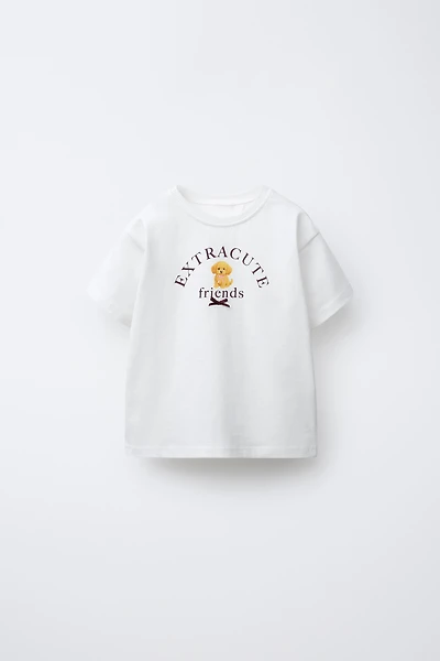 ANIMAL T-SHIRT WITH BOW