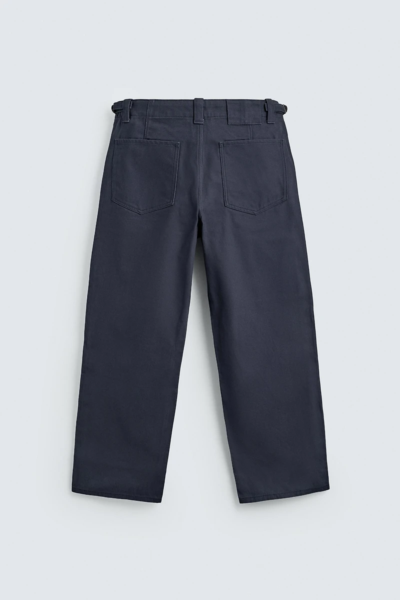 RELAXED FIT CHINO PANTS WITH BELT LOOPS
